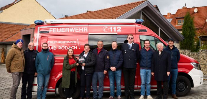 Neuer Defibrillator für die First Responder der Feuerwehr Bad Rodach
